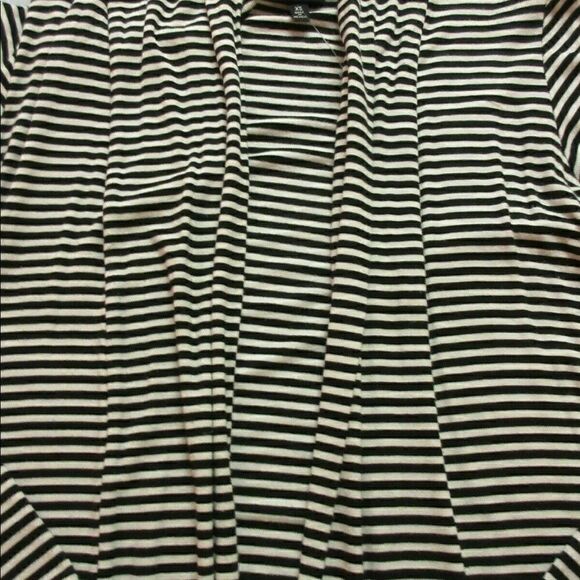 Bobeau knit wrap top striped size XS - Picture 3 of 4